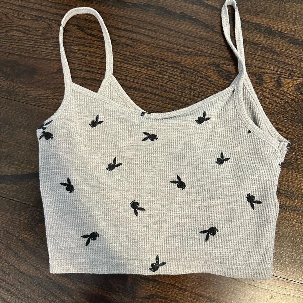 Pacsun playboy ribbed tank